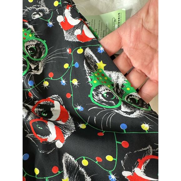 Modcloth Black Cat Print Skirt - Picture 6 of 10